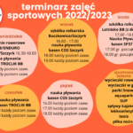 Nabór na zajęcia sportowe 2022/2023, cennik